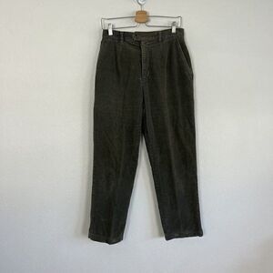 Northern Refections Straight Leg Womens Grey Corduroy Trouser Pants Size Medium